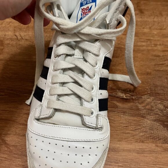 adidas Top Ten high White Size 7.5M - Style D65161 - Picture 6 of 8